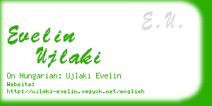 evelin ujlaki business card